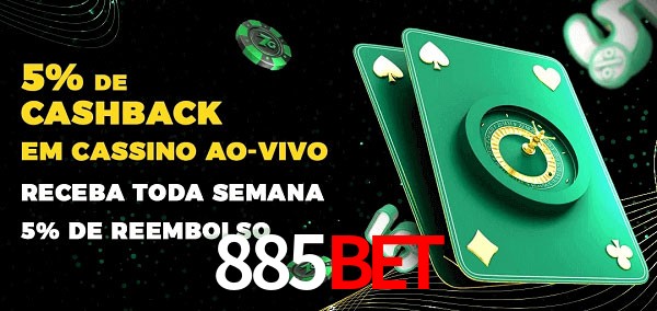 Promoções do cassino ao Vivo 885bet